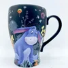 Tasse Bourriquet Fleurs Disney Store Mug Noir Winnie L'ourson âne Violet