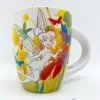 Tasse Fée Clochette TinkerBell Disney Store Mug Peter Pan Fleurs Multicolores