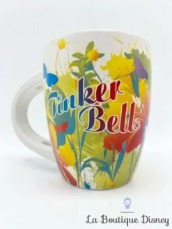 Tasse Fée Clochette TinkerBell Disney Store Mug Peter Pan Fleurs Multicolores -Magasin De Décoration Disney tasse fee clochette tinker bell couleurs disney store mug ete fleurs 5