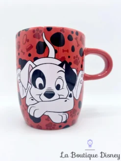 Tasse 101 Dalmatians Disney Store Mug Rouge Noir Les 101 Dalmatiens Chien