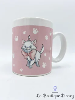Tasse Marie Les Aristochats Disney Mug Expresso Mini Rose Chat Blanc