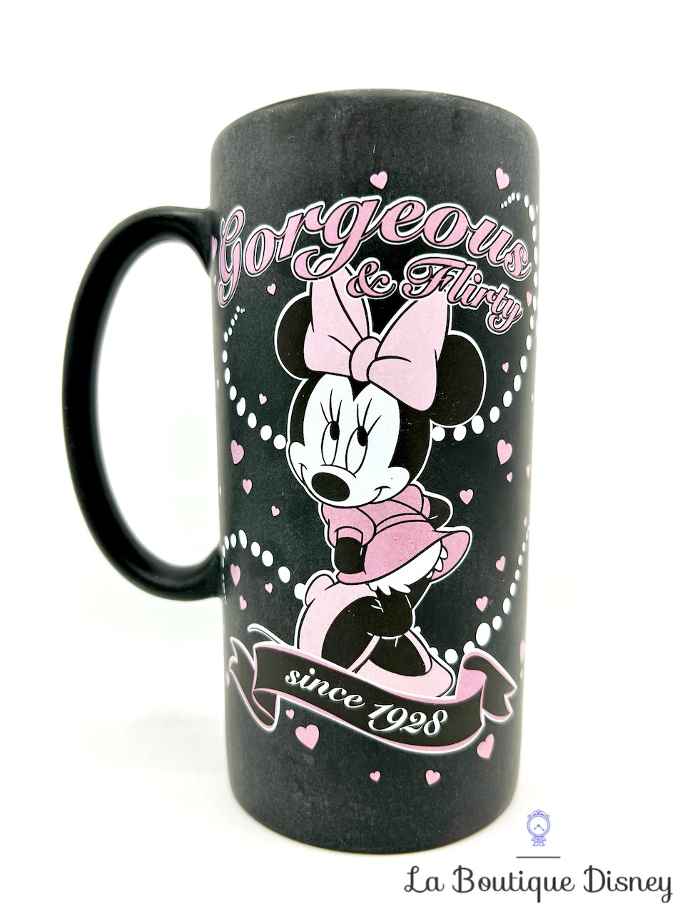 Tasse Minnie Mouse Gorgeous Flirty Disney Store Exclusive Mug Haut Noir Rose 1 Tasse Minnie Mouse Gorgeous Flirty Disney Store Exclusive Mug Haut Noir Rose