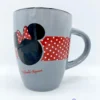 Tasse Minnie Mouse Pois Disney Mug Gris Rouge Noir