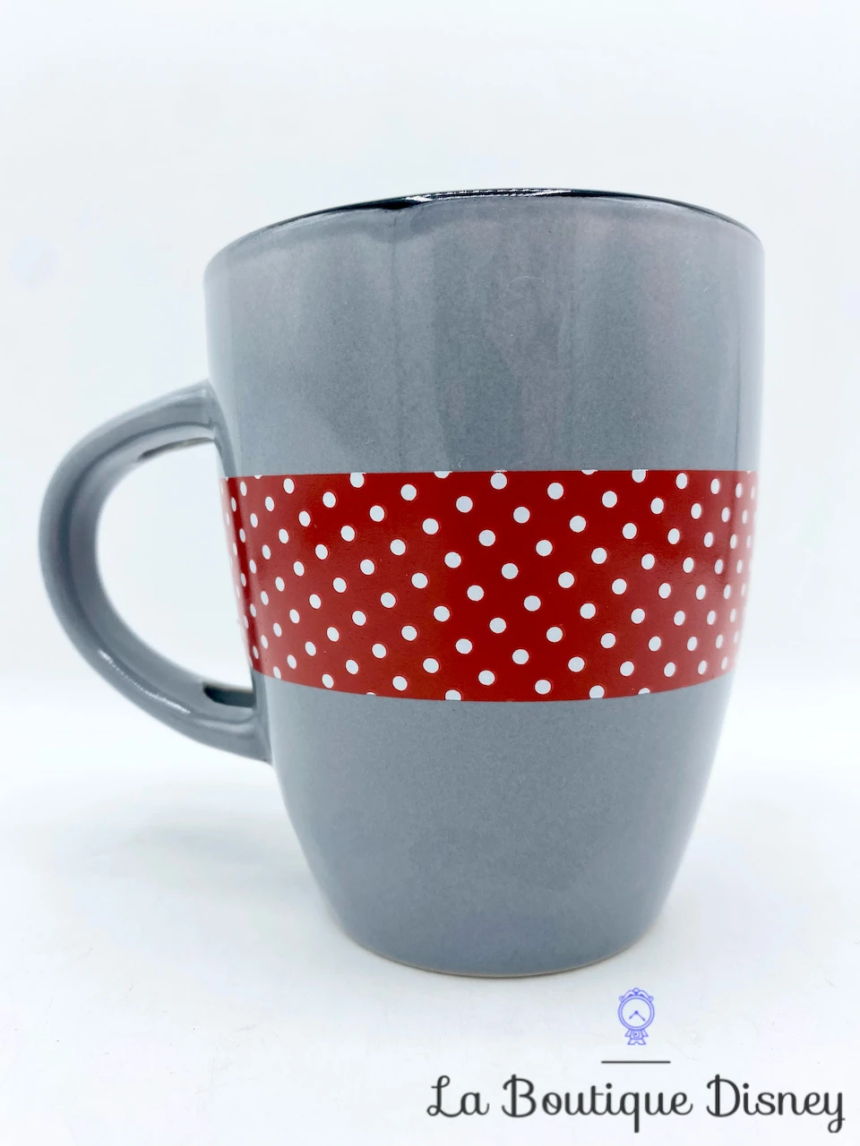 Tasse Minnie Mouse Pois Disney Mug Gris Rouge Noir 3 Tasse Minnie Mouse Pois Disney Mug Gris Rouge Noir – Image 3