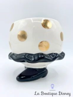 Tasse Minnie Mouse Jupe Disney Mug Noir Blanc Or Pois Relief 3D -Magasin De Décoration Disney tasse minnie mouse jupe relief 3d disney mug or blanc noir 4