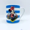 Tasse Minnie Mouse Shopping Disney Mug Bleu Et Blanc Rayures Sacs
