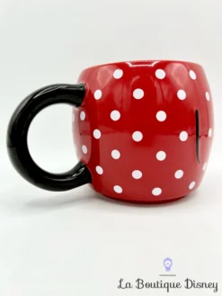 Tasse Minnie Mouse Tsum Tsum Disney Store 2016 Mug Rouge Pois Tête Visage -Magasin De Décoration Disney tasse minnie tsum tsum disney store rouge pois mug 2