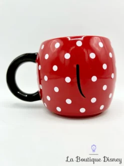 Tasse Minnie Mouse Tsum Tsum Disney Store 2016 Mug Rouge Pois Tête Visage -Magasin De Décoration Disney tasse minnie tsum tsum disney store rouge pois mug 3
