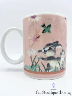Tasse Panpan Disney Mug Bambi Rose Lapin Oiseau -Magasin De Décoration Disney tasse panpan disney primark bambi rose oiseaux fleurs jardin 3