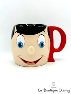 Tasse Pinocchio Visage Disney Store 2017 Anse Lettre P Mug Relief 3D