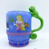 Tasse Plastique Raiponce Pascal Disney Store Mug Maximus Violet Paillettes