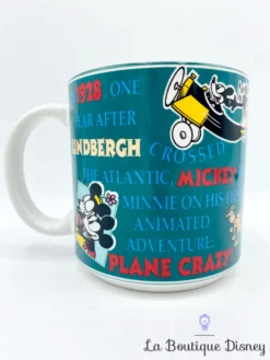 Tasse Scène Mickey Mouse In Plane Crazy Walt Disney Company Japan Mug Avion Vintage -Magasin De Décoration Disney tasse scene mickey minnie plane crazy walt disney company japon mug scene film vert 3