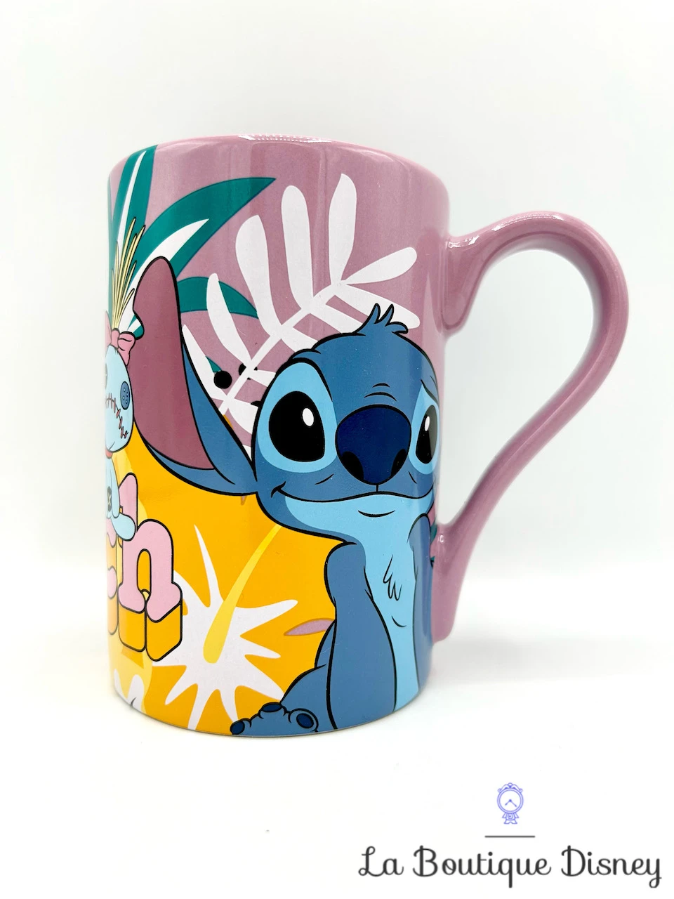 Tasse Stitch Souillon Disney Store Mug ShopDisney Lilo Et Stitch Bleu Violet Feuilles 3 Tasse Stitch Souillon Disney Store Mug ShopDisney Lilo Et Stitch Bleu Violet Feuilles – Image 3