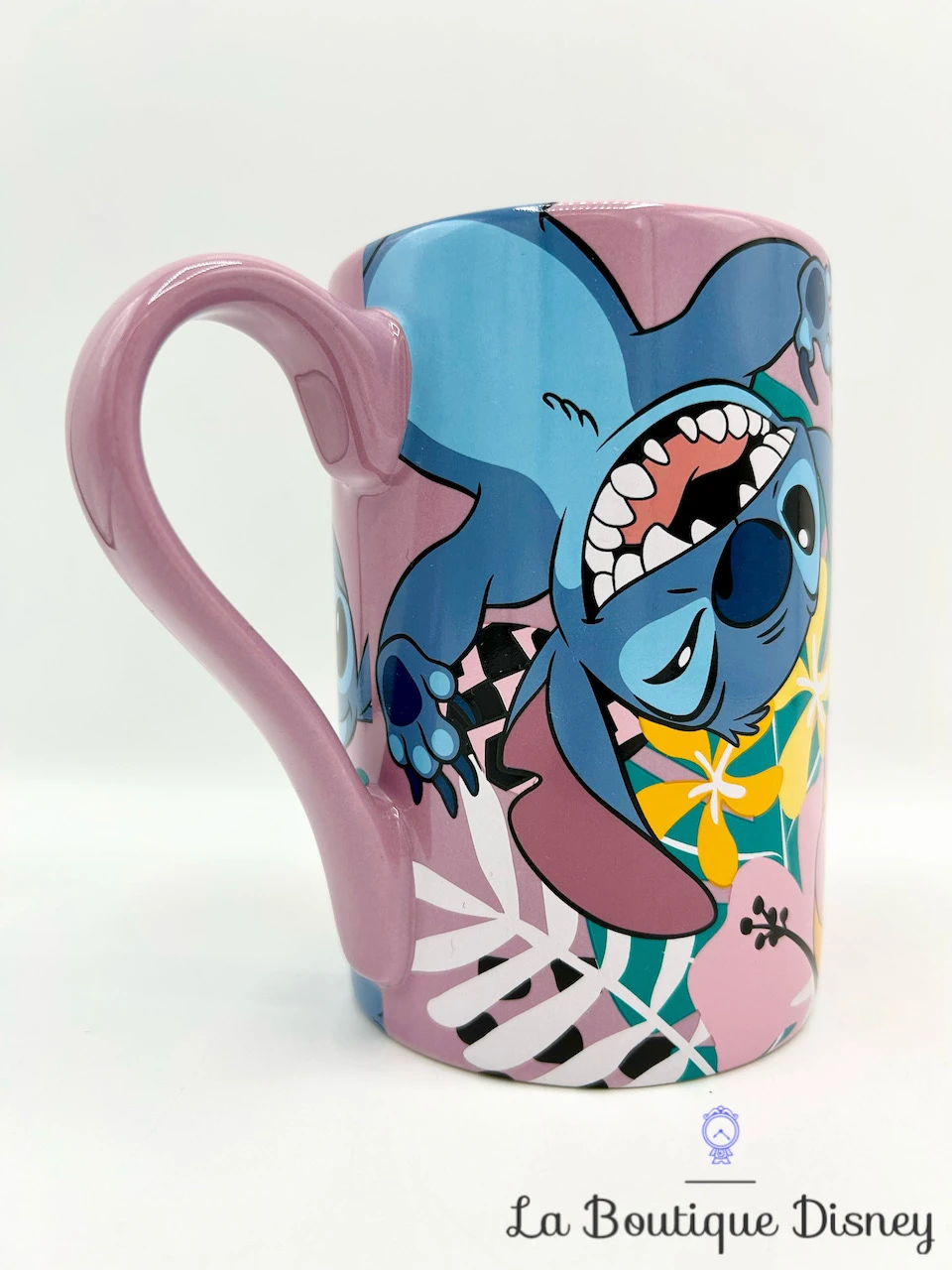 Tasse Stitch Souillon Disney Store Mug ShopDisney Lilo Et Stitch Bleu Violet Feuilles 4 Tasse Stitch Souillon Disney Store Mug ShopDisney Lilo Et Stitch Bleu Violet Feuilles – Image 4