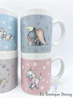 Set Mini Tasses Animaux Disney 2017 Mug Expresso 101 Dalmatiens Dumbo Panpan Marie -Magasin De Décoration Disney tasses disney animaux 2017 mug expresso dalmatien marie panpan dumbo set 4 ensemble 1