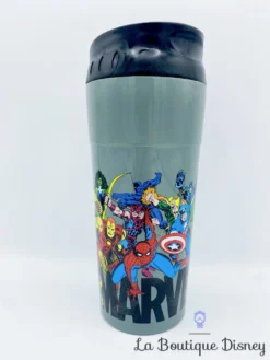 Thermos Super Héros Comics Marvel Disney Store Mug Voyage Gris
