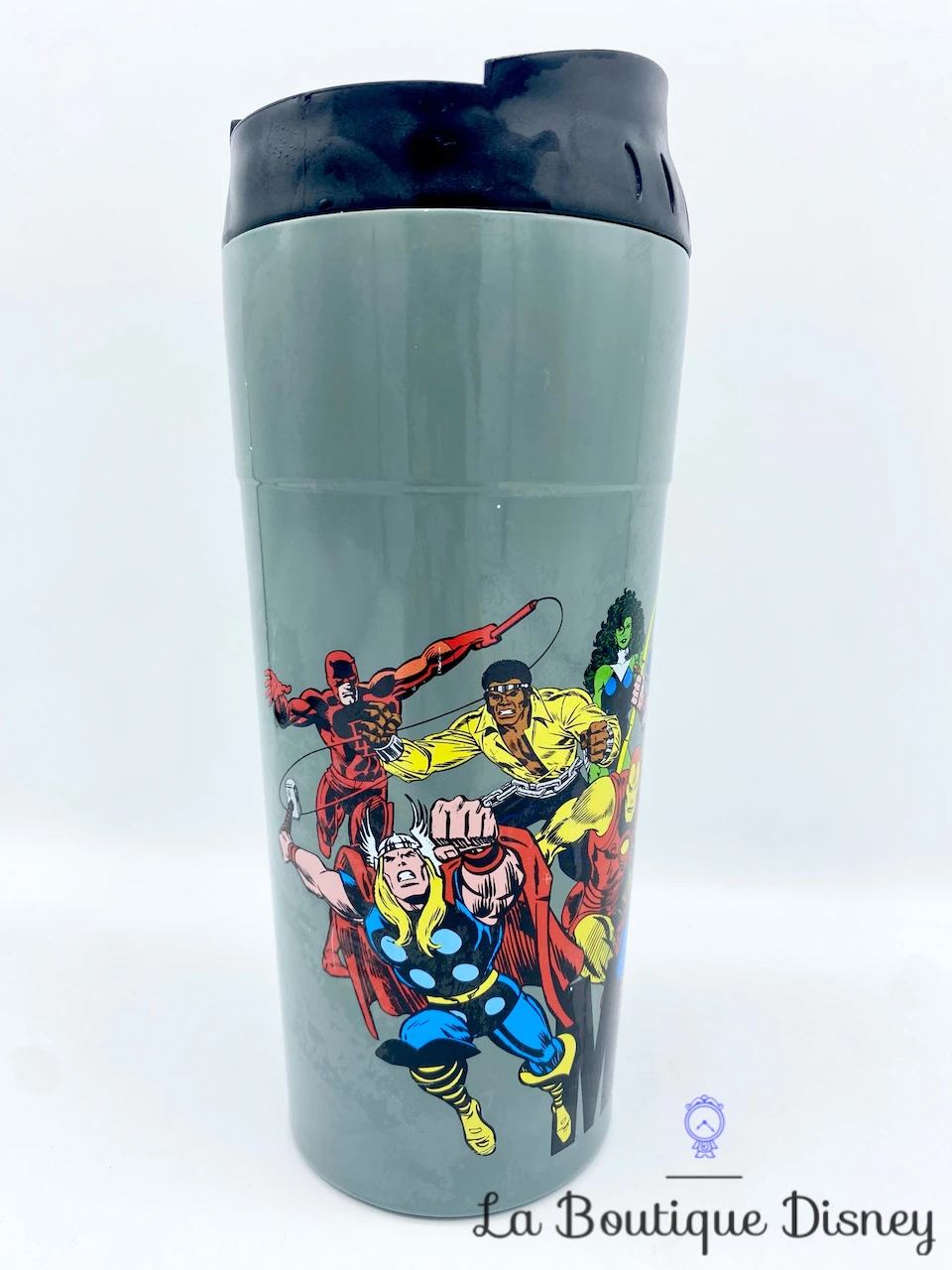 Thermos Super Héros Comics Marvel Disney Store Mug Voyage Gris 3 Thermos Super Héros Comics Marvel Disney Store Mug Voyage Gris – Image 3