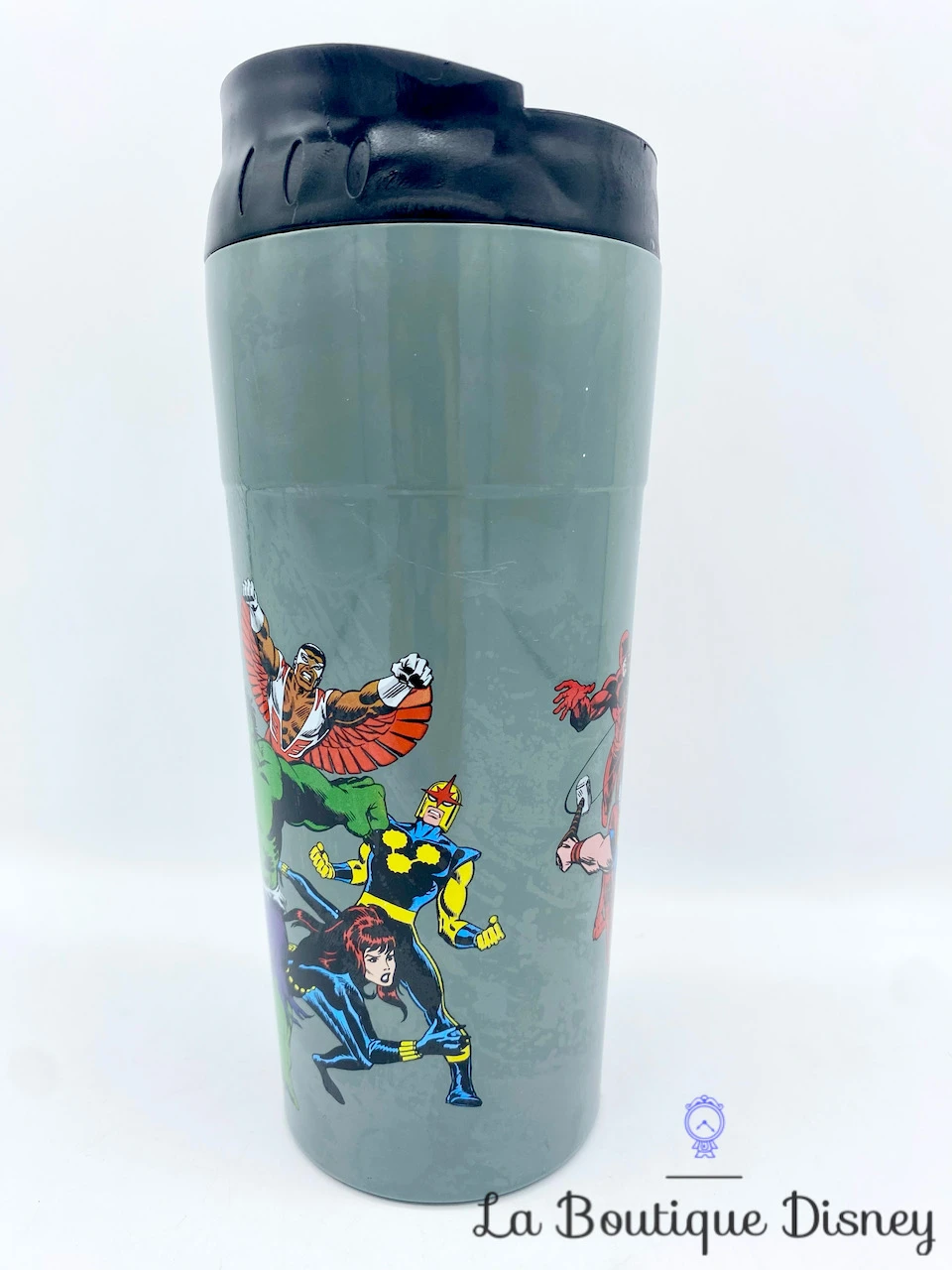 Thermos Super Héros Comics Marvel Disney Store Mug Voyage Gris 4 Thermos Super Héros Comics Marvel Disney Store Mug Voyage Gris – Image 4