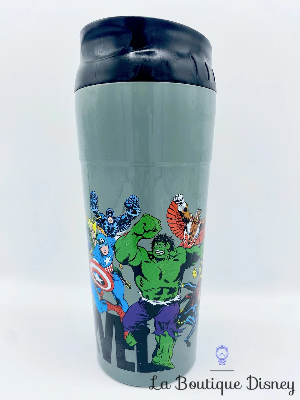 Thermos Super Héros Comics Marvel Disney Store Mug Voyage Gris 2 Thermos Super Héros Comics Marvel Disney Store Mug Voyage Gris – Image 2