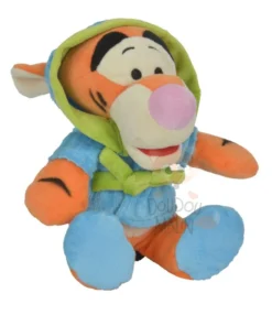 Disney Tigrou En Peignoir Peluche Bleu Vert 25 Cm