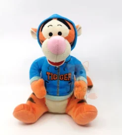 Disney - Tigrou The Tigre - Peluche Avec Sweat Bleu 25 Cm