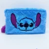Pochette Stitch Disney F&F Stores Fourrure Bleu Trousse Maquillage