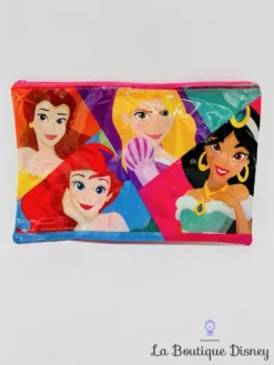Pochette Princesses Disney W&O Products Trousse Maquillage Belle Ariel Raiponce Jasmine