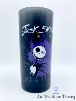 Verre Jack Skellington Disney Store Exclusive L'étrange Noël De Mr Jack Noir Violet -Magasin De Décoration Disney verre etrange noel mr jack disney store jack skellington noir violet 2