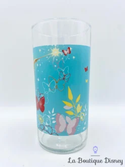 Verre Fée Clochette Disney Peter Pan Fleurs Papillons Bleu 7 Verre Fée Clochette Disney Peter Pan Fleurs Papillons Bleu -Magasin De Décoration Disney verre fee clochette disney bleu peter pan fleurs papillons 1