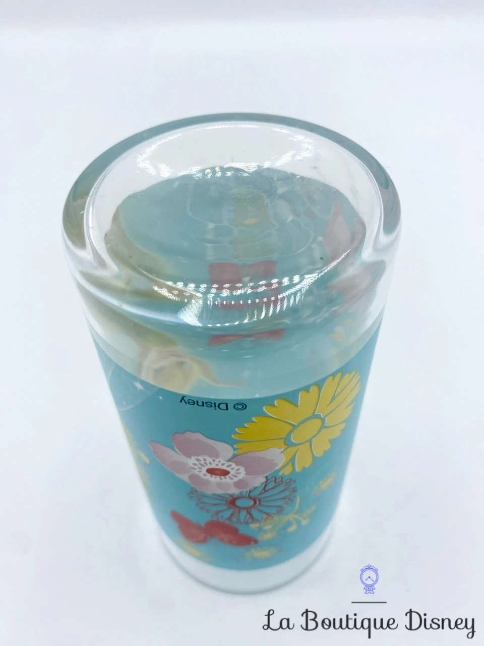 Verre Fée Clochette Disney Peter Pan Fleurs Papillons Bleu 5 Verre Fée Clochette Disney Peter Pan Fleurs Papillons Bleu – Image 5