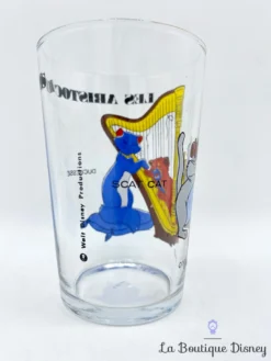 Verre Les Aristochats Walt Disney Productions Vintage Moutarde Chats 7 Verre Les Aristochats Walt Disney Productions Vintage Moutarde Chats -Magasin De Décoration Disney verre les aristochats disney vintage vmc reims duchesse omalley scat cat moutarde 1