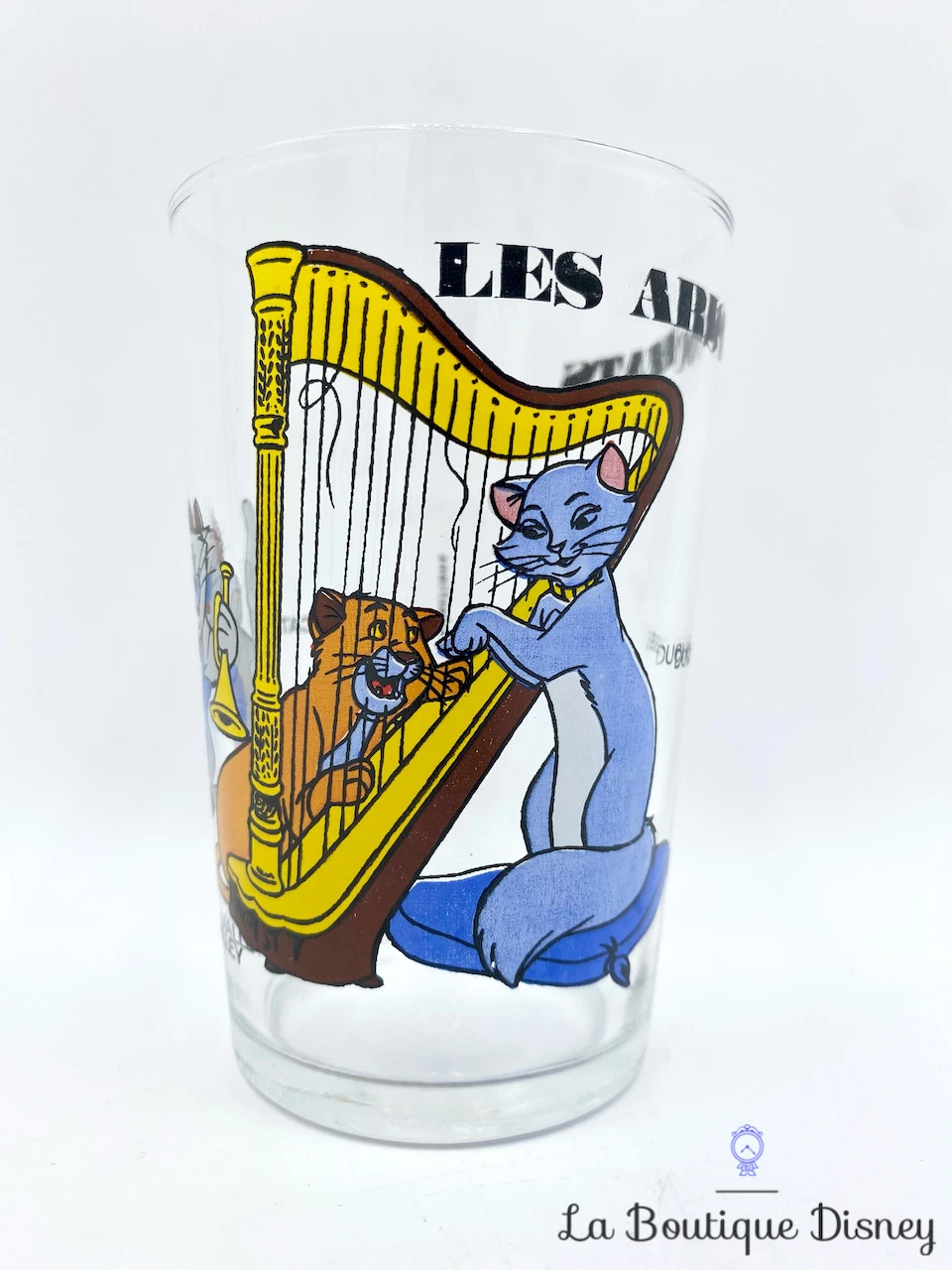 Verre Les Aristochats Walt Disney Productions Vintage Moutarde Chats 1 Verre Les Aristochats Walt Disney Productions Vintage Moutarde Chats