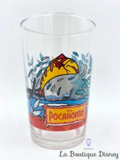 Verre Meeko Poisson Pocahontas Disney Vintage Raton Laveur Moutarde -Magasin De Décoration Disney verre meeko poisson pocahontas disney vintage moutarde 0