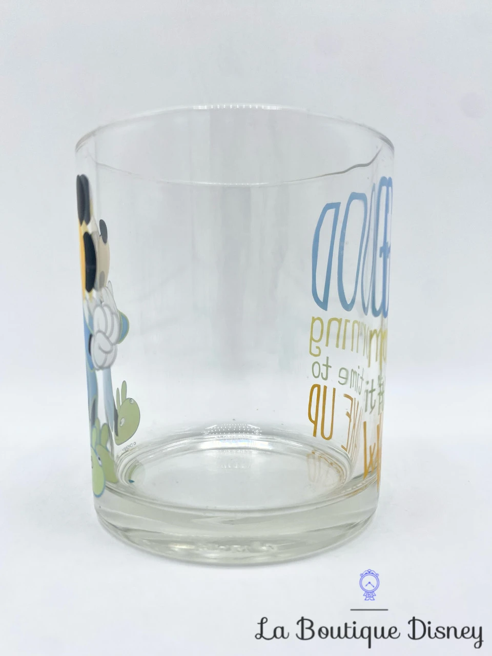 Verre Mickey Mouse Good Morning Time To Wake Up Disney HOME 2 Verre Mickey Mouse Good Morning Time To Wake Up Disney HOME – Image 2