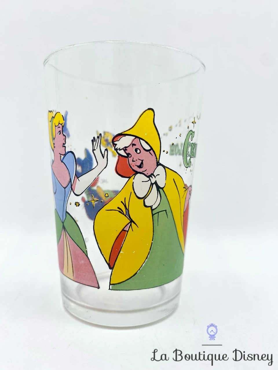 Verre Cendrillon Walt Disney Productions Vintage Moutarde Marraine Gus 3 Verre Cendrillon Walt Disney Productions Vintage Moutarde Marraine Gus – Image 3