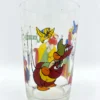 Verre Cendrillon Walt Disney Productions Vintage Moutarde Marraine Gus