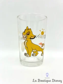 Verre Simba Nala Le Roi Lion Disney Moutarde