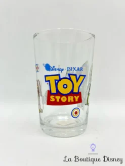 Verre Buzz L'éclair Zig Zag Toy Story Disney Pixar Moutarde -Magasin De Décoration Disney verre toy story buzz eclair zig zag disney moutarde 1