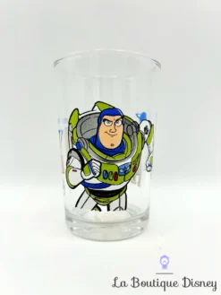 Verre Buzz L'éclair Zig Zag Toy Story Disney Pixar Moutarde