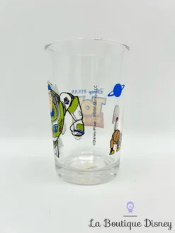 Verre Buzz L'éclair Zig Zag Toy Story Disney Pixar Moutarde -Magasin De Décoration Disney verre toy story buzz eclair zig zag disney moutarde 3